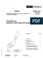 RTA-42 - 1 - Templates For Exhaust Valve Seat and Spindle