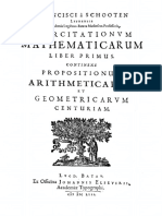 Schooten, Frans Van - Exercitationum Mathematicarum-Elsevier (2014)