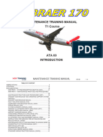 Embraer 170: Maintenance Training Manual T1 Course