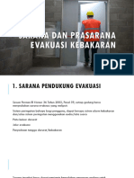 Sarana Dan Prasarana Evakuasi Kebakaran