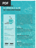 Cartaz Cafe Com Ciencia 2011