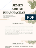 Tugas PBL Manajemen Herbarium - Rhamnaceae - Shavira Perdani SH - 2110422016
