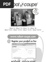 Robot Coupe Blixer 8 20V.V User Manual