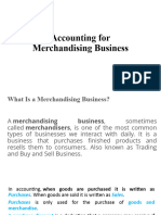 Accounting For Merchandising Business Presentation