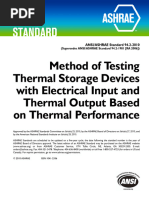 ASHRAE STANDARDS-list | PDF | Air Conditioning | Water Heating