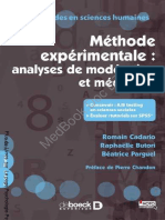 Méthode Expérimentale .. Analyses de Modération Et Médiation - Romain Cadario Et Al. (2017)