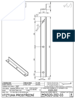 Výztuha Prostřední: Danh điểm: K520-202-03 Tên gọi: Thanh tăng cứng giữa