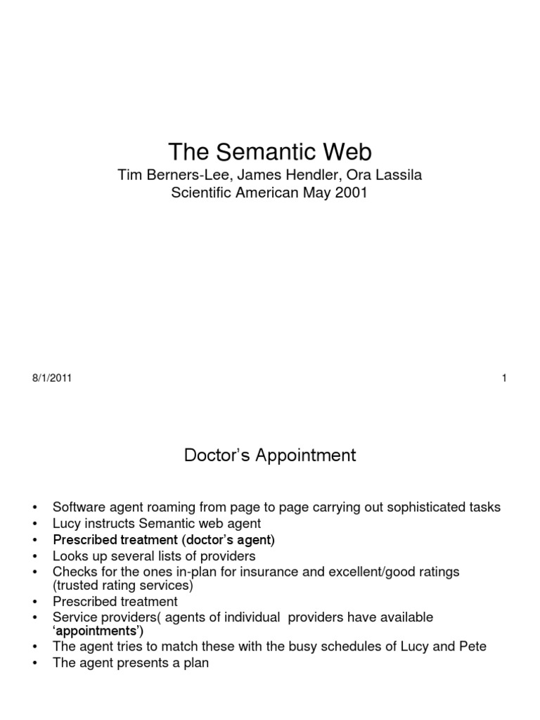 Understanding the Semantic Web Concepts | PDF | Semantic Web ...