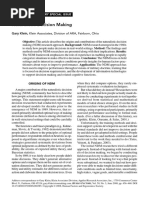 Klein 2008 Naturalistic Decision Making