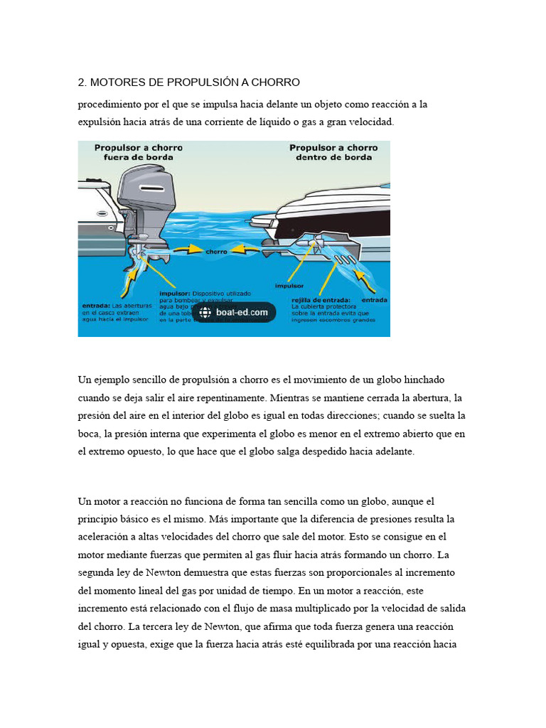 3.5 Motores de Propulsión A Chorro | PDF | Motor a reacción | Turbina