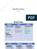 Modal Verbs