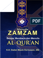 METODE ZAMZAM Belajar Membaca Menulis AL-QUR'An