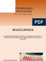 REMARKABLE INNOVATION (Bullet Lipsticks) (Autosaved)