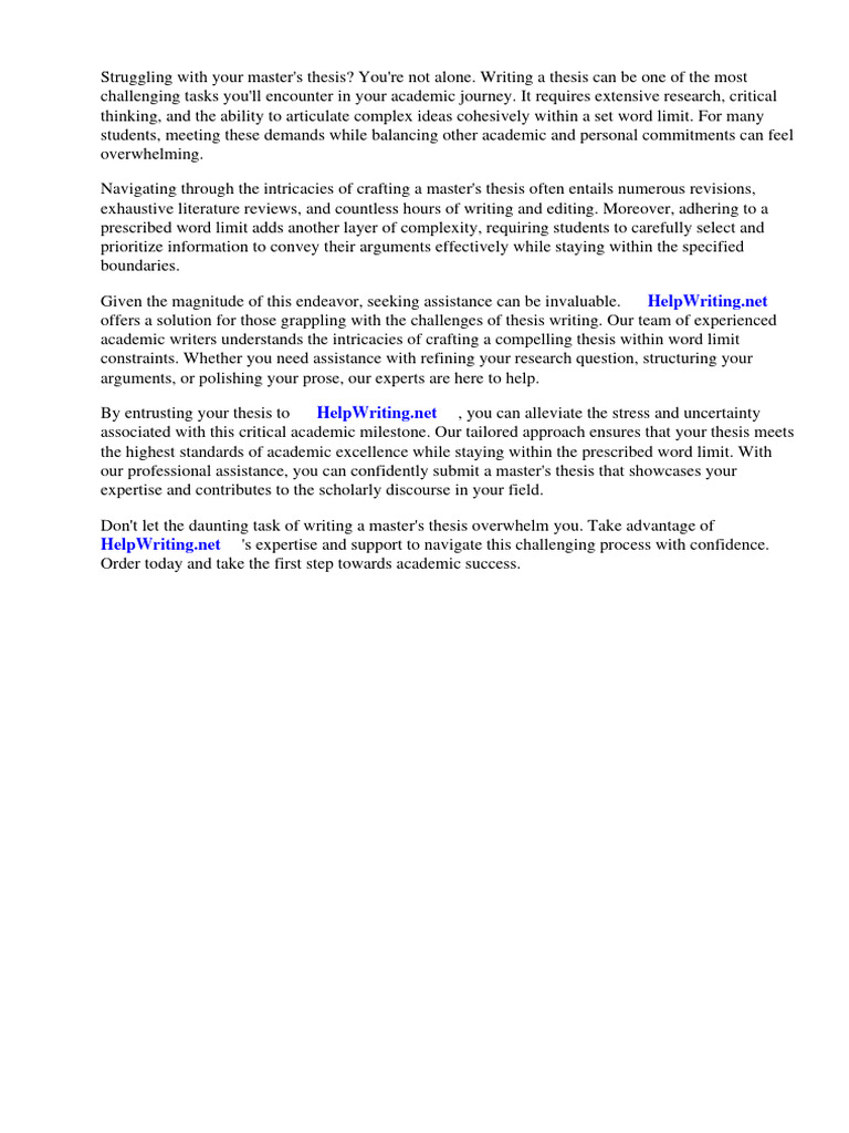 Phd Thesis Word Limit In India