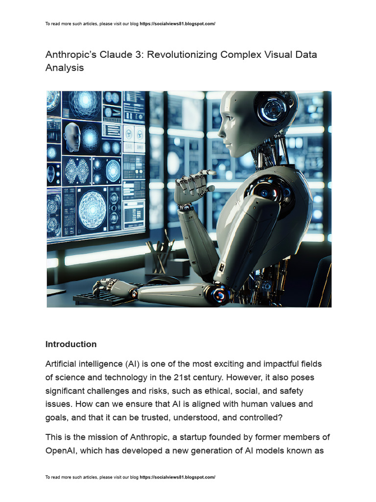Claude 3: Advancements in AI Models | PDF | Artificial Intelligence ...