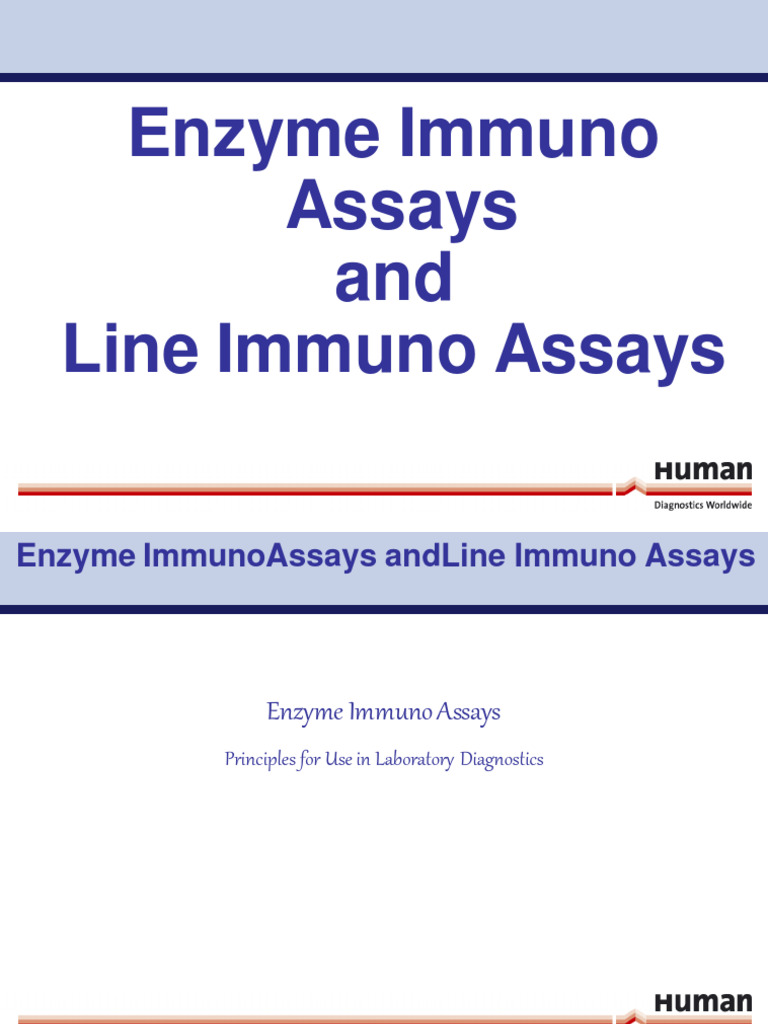 Enzyme and Line Immuno Assay Guide | PDF | Elisa | Immunoassay