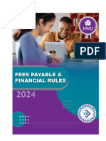 Fees Payable Financial Rules 12.01.2024