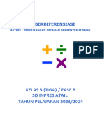 RPP Berdiferensiasi Kelas 3 SD