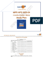 IBPS AFO 2 Months Prelims and Mains Study Plan PDF