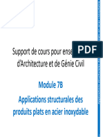 Module 07B Applications Structurales Des Produits Plats en Inox