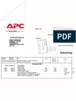 APC Electricity Bill (UK)