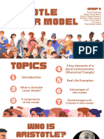 Group 4 Aristotle Model of Communication