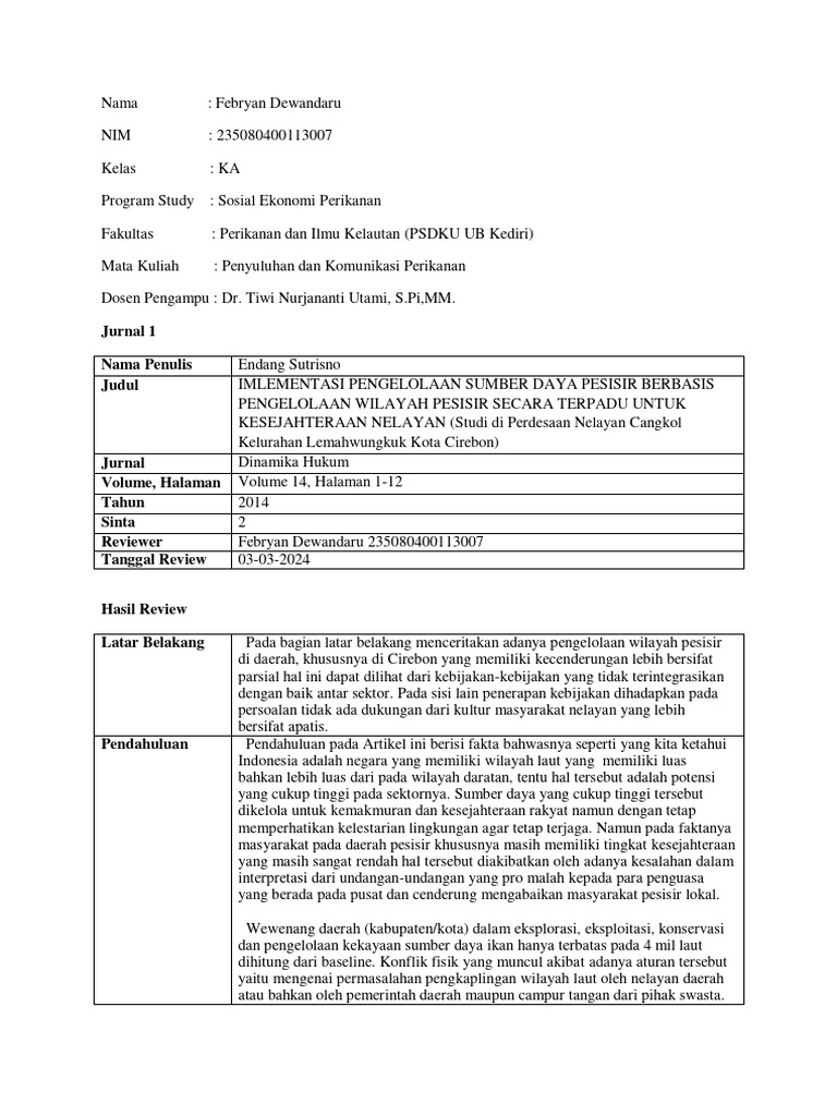 Review Jurnal Pdf