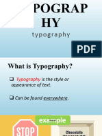 Typhography Presentations