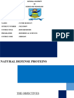 Natural Defense Proteins Biochem