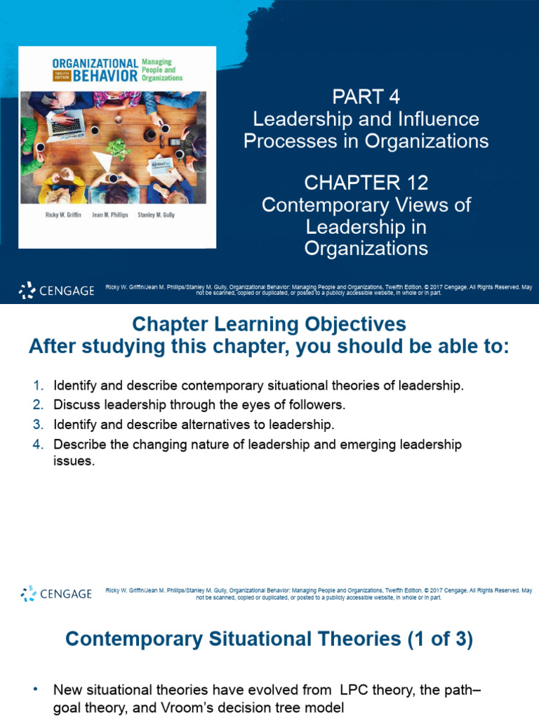 Griffin OB12e Ch12 PPThihi | PDF | Leadership | Organizational Behavior