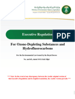 Executive Regulation For Ozone-Depleting Substances and Hydrofluorocarbons
