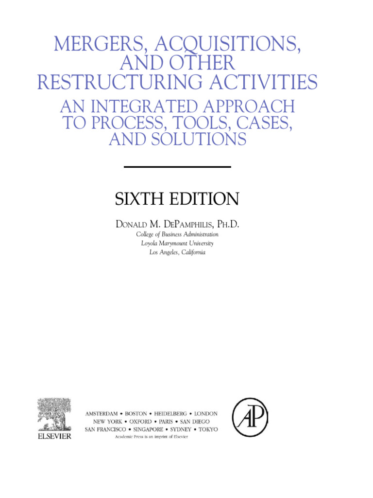 Contents | PDF | Mergers And Acquisitions | Leveraged Buyout