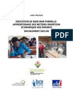 1 - PEDER Guide Pratique Education de Base Non Formelle Et Insertion Economique Des Jeunes