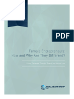 Female Entrepreneurs How and Why Are They Different