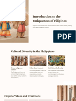 Introduction To The Uniqueness of Filipinos - 052339