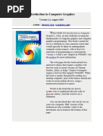 Introduction To Computer Graphics