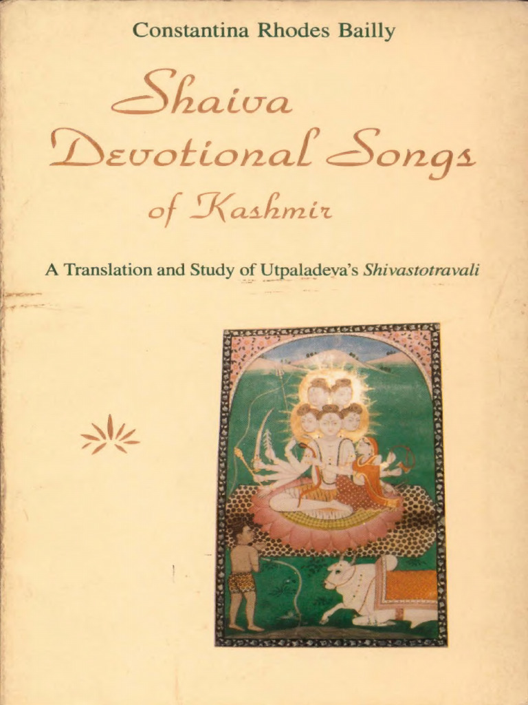 Shaiva Devotional Songs of Kashmir - Constantina Rhodes Bailey - Text | PDF