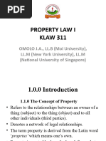 Complete Notes For Property Law 1