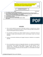 Atividade de Pesquisa 01 - Processos de Caldeiraria Pronto