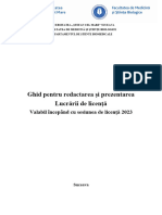 Ghid Licenta FMSB 2023 PDF