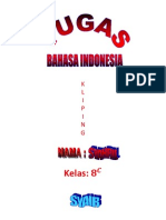 Tugas Bahasa Indonesia