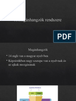 Magánhangzók, Mássalhangzók, Törvények