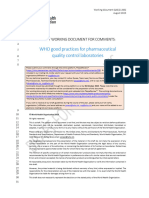 Qas21.882 - Who Good Practices For Pharmaceutical Quality Control Laboratories