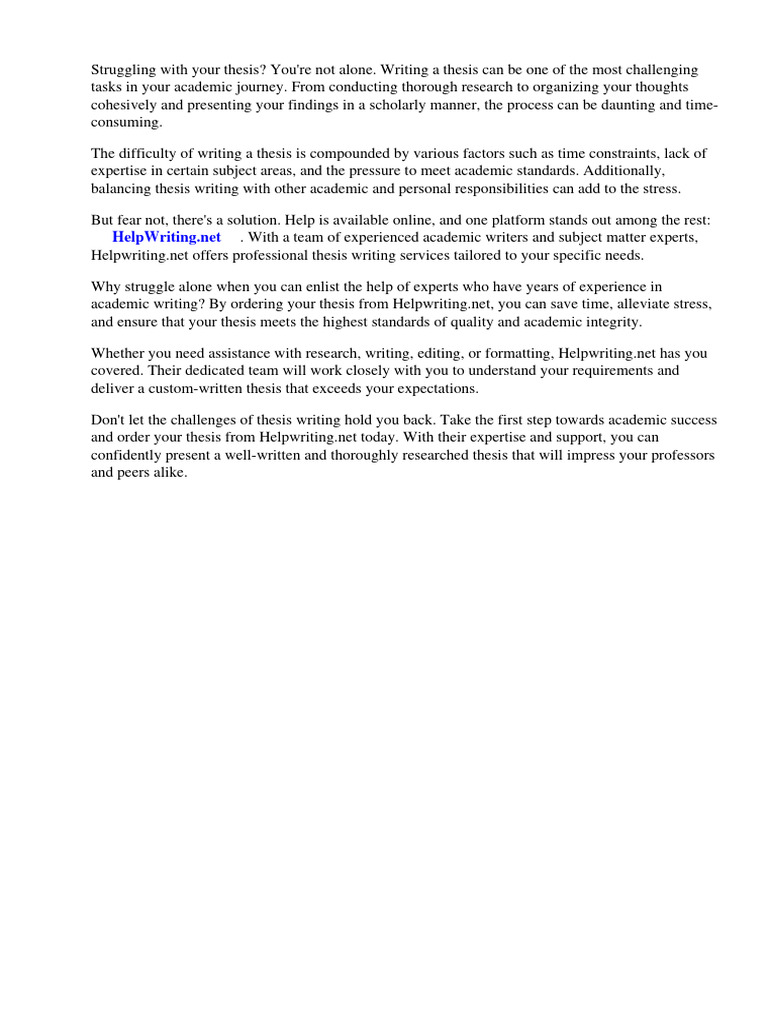 Thesis Online Pdf Thesis Books