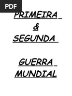 1ª E 2ª GEUERRA MUNDIAL