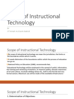 Scope of Instructional Technology