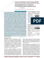 Study of Relationships Between Compaction Characteristics and Selected Index Properties of Soil