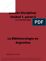 La Bibliotecología en Argentina