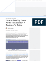 How To Quickly Loop Audio in Audacity - A Beginner's Guide - Envato Tuts+