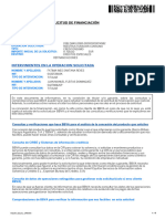 Datos de La Operacion: Solicitud de Financiación